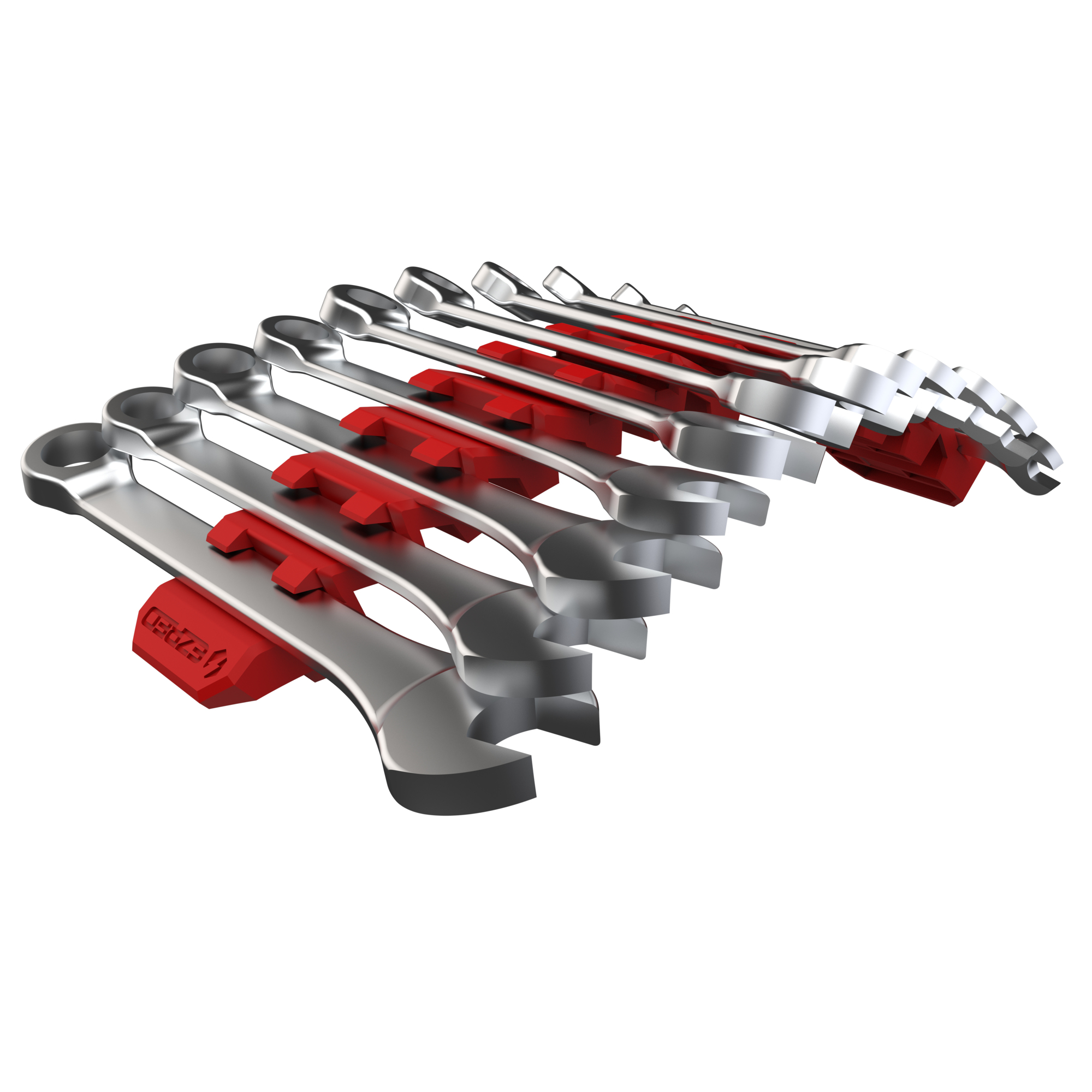 EZRED, Flexible 12-slot Magnetic wrench holder, Model# FWR12-R